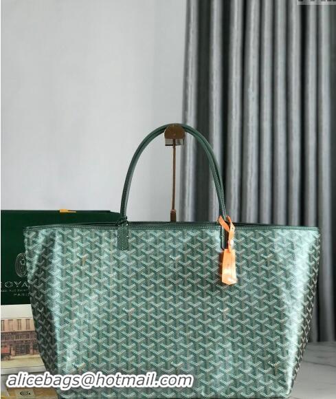 Buy Discount Goyard Glittering Saint Louis Tote Bag GM 020144 Pearly Green 2024