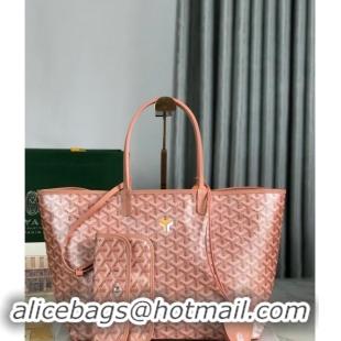 Top Grade Goyard Glittering Saint Louis Tote Bag PM 020144 Pearly Pink 2024