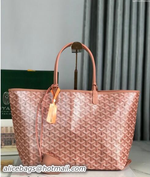 Top Grade Goyard Glittering Saint Louis Tote Bag PM 020144 Pearly Pink 2024