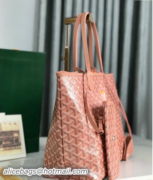 Top Grade Goyard Glittering Saint Louis Tote Bag PM 020144 Pearly Pink 2024