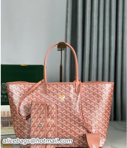 Top Grade Goyard Glittering Saint Louis Tote Bag PM 020144 Pearly Pink 2024