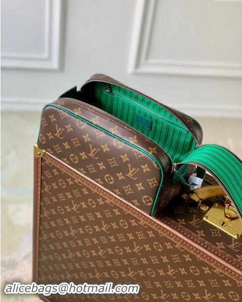 Promotional Louis Vuitton Dopp Kit Toilet Pouch in Monogram Canvas M12639 Green 2024