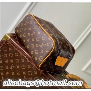 Top Quality Louis Vuitton Dopp Kit Toilet Pouch in Monogram Canvas M12643 Yellow 2024