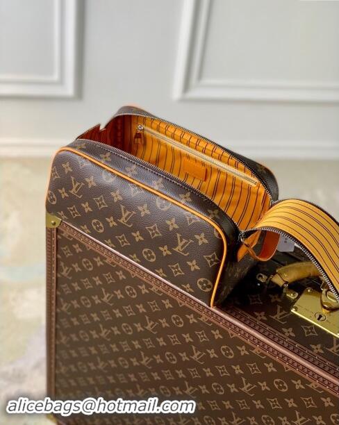 Top Quality Louis Vuitton Dopp Kit Toilet Pouch in Monogram Canvas M12643 Yellow 2024