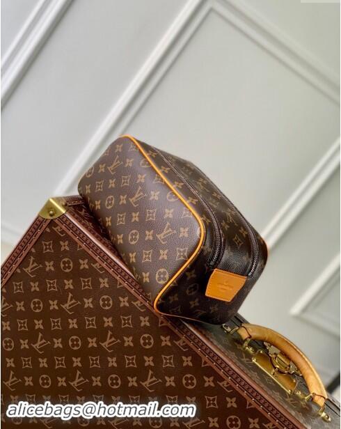 Top Quality Louis Vuitton Dopp Kit Toilet Pouch in Monogram Canvas M12643 Yellow 2024