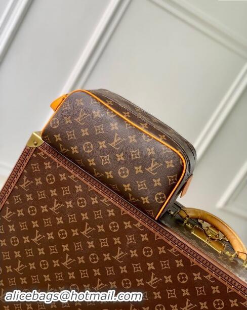 Top Quality Louis Vuitton Dopp Kit Toilet Pouch in Monogram Canvas M12643 Yellow 2024