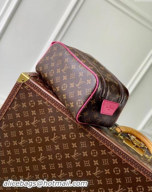 Discount Louis Vuitton Dopp Kit Toilet Pouch in Monogram Canvas M12641 Pink 2024