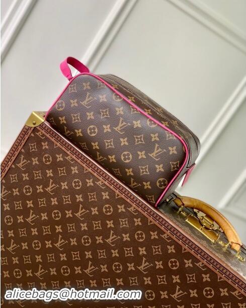 Discount Louis Vuitton Dopp Kit Toilet Pouch in Monogram Canvas M12641 Pink 2024