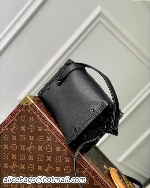 Reasonable Price Louis Vuitton Side Trunk MM Bag in All Black Cowhide Leather M24309 2024