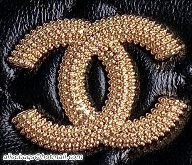 Famous Brand Chanel Lambskin Clutch with Chain AP4302 Black 2024