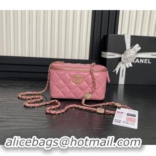 Good Looking Chanel Lambskin Clutch with Chain AP4301 Pink 2024