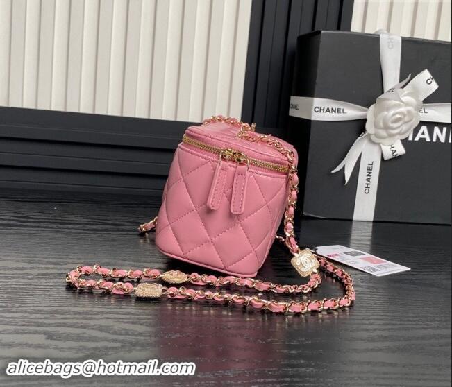 Good Looking Chanel Lambskin Clutch with Chain AP4301 Pink 2024