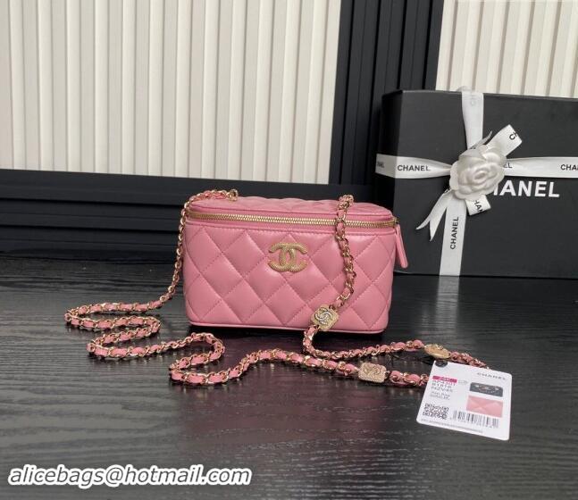 Good Looking Chanel Lambskin Clutch with Chain AP4301 Pink 2024