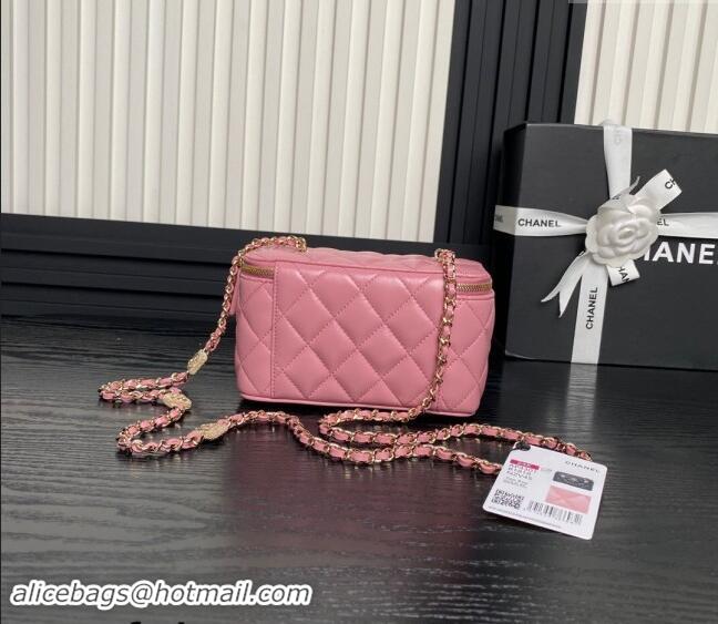 Good Looking Chanel Lambskin Clutch with Chain AP4301 Pink 2024