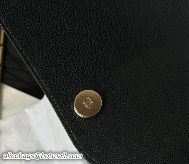 Famous Brand Chanel Grained Calfskin Backpack Bag AS4979 Black 2024