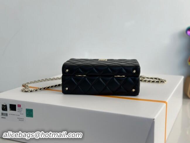 Best Price Chanel Quilted Lambskin Small Box Bag AS5167 Black 2024