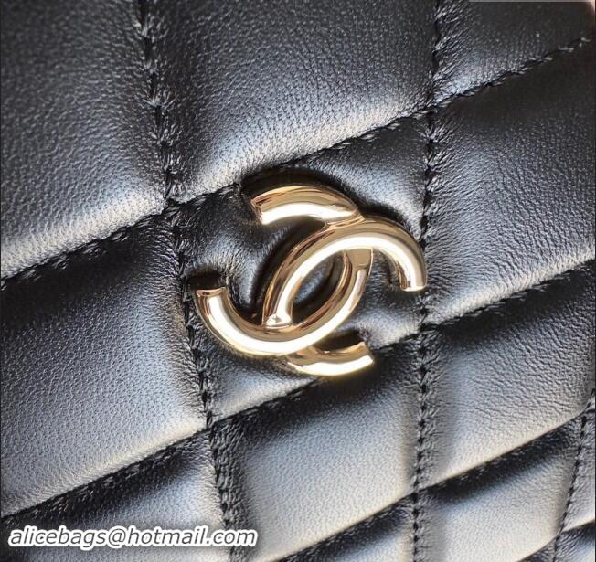 Best Price Chanel Quilted Lambskin Small Box Bag AS5167 Black 2024