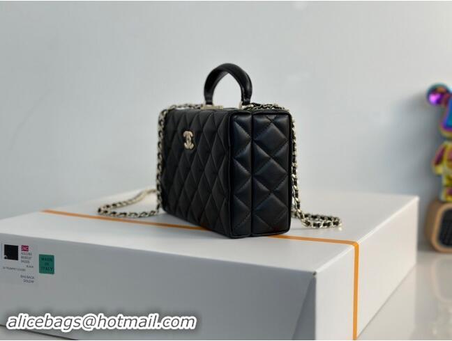 Best Price Chanel Quilted Lambskin Small Box Bag AS5167 Black 2024