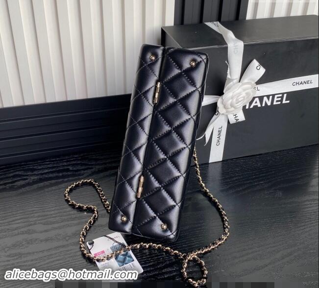 Well Crafted Chanel Quilted Lambskin Box Bag AS5168 Black 2024