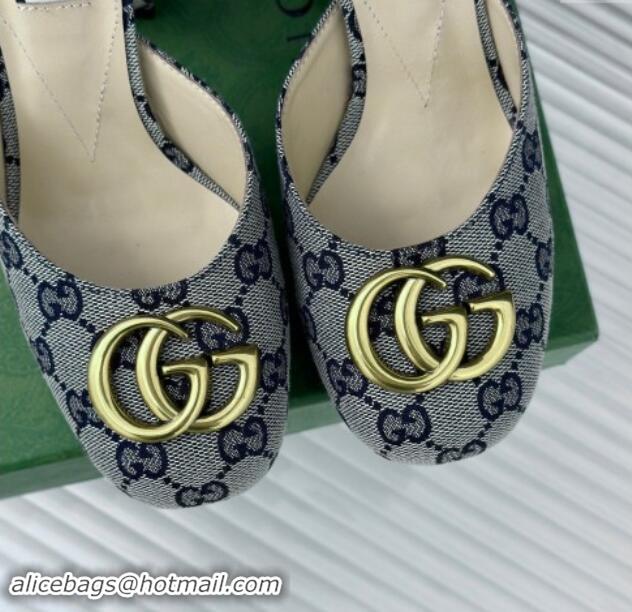 Pretty Style Gucci GG Canvas Platform Pumps 11.5cm Grey 1014066