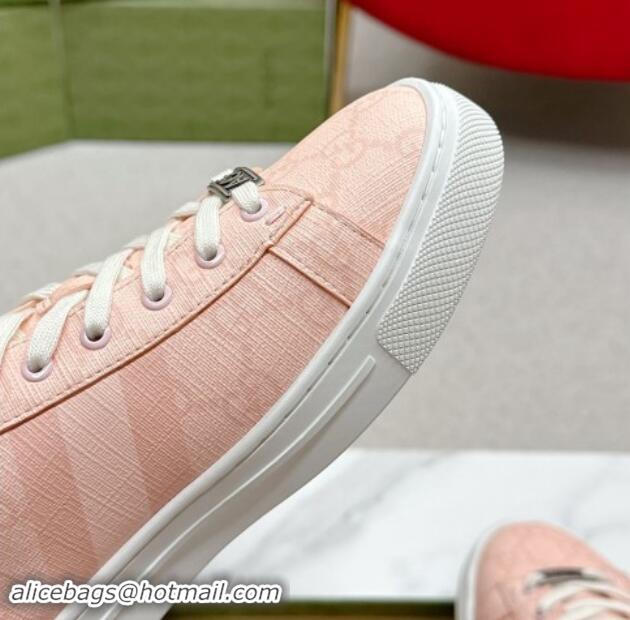 Fashion Gucci Women's Ace GG Canvas Sneakers Dusty Pink 1014101