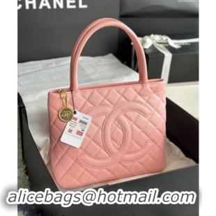 Trendy Design Chanel Grained Calfskin Vintage Top Handle bag AS1804 Pink 2024