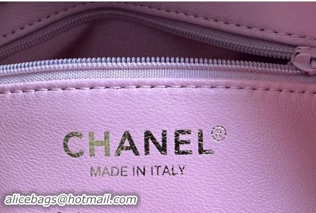 Trendy Design Chanel Grained Calfskin Vintage Top Handle bag AS1804 Pink 2024