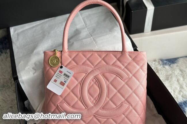 Trendy Design Chanel Grained Calfskin Vintage Top Handle bag AS1804 Pink 2024