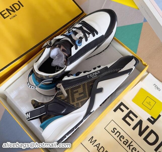 Best Grade Fendi Flow Sneakers F820KL Black 101501