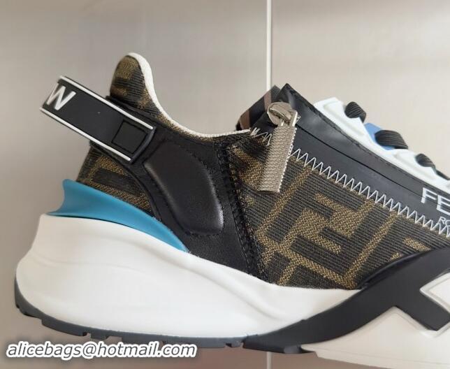 Best Grade Fendi Flow Sneakers F820KL Black 101501