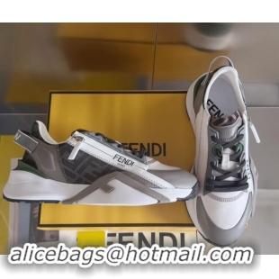 Low Price Fendi Flow Sneakers F820KL Grey 101502