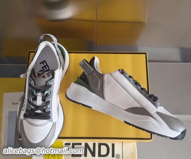 Low Price Fendi Flow Sneakers F820KL Grey 101502