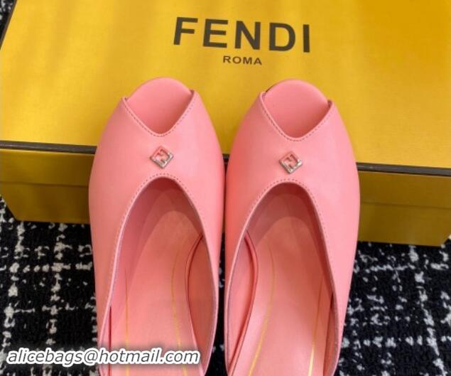 Purchase Fendi Feel Feel Heel Slides Sandal 9.5cm Pink 112092