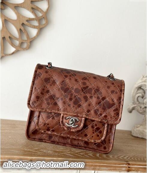 Reasonable Price Chanel Vintage Calfskin Flap Bag AS2225 Brown 2024