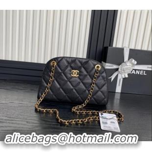 Well Crafted Chanel Grained Shiny Calfskin Medium Bowling bag AS5138 2024