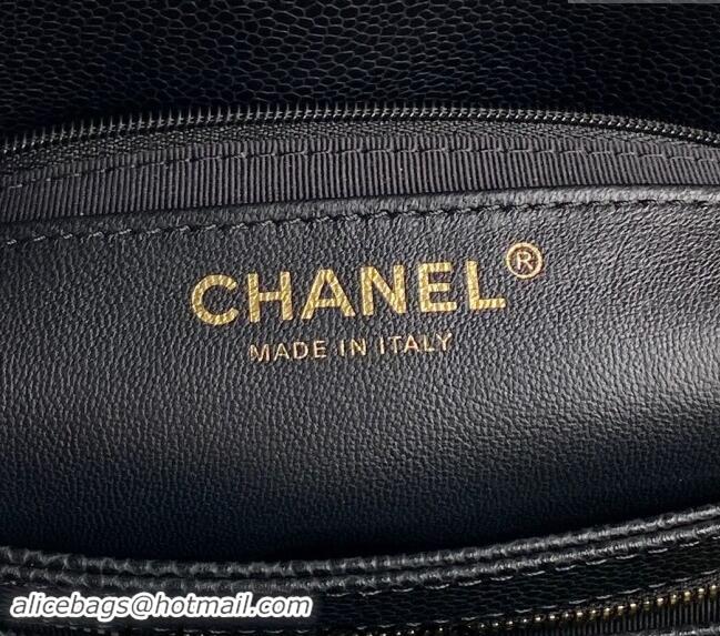 Well Crafted Chanel Grained Shiny Calfskin Medium Bowling bag AS5138 2024