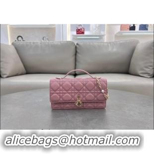 Top Quality Dior My Dior Mini Bag in Cannage Lambskin with Pearl 0980 Aged Pink