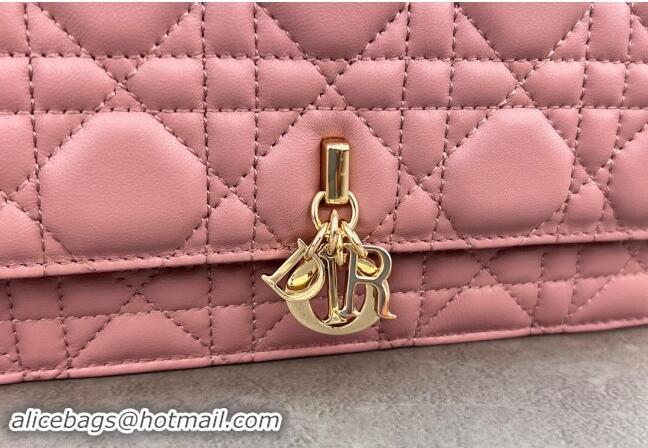 Top Quality Dior My Dior Mini Bag in Cannage Lambskin with Pearl 0980 Aged Pink