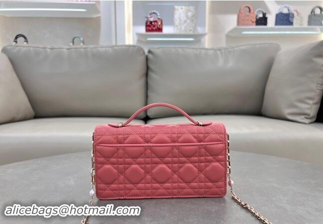 Classic Discount Dior My Dior Mini Bag in Cannage Lambskin with Pearl 0980 Light Pink