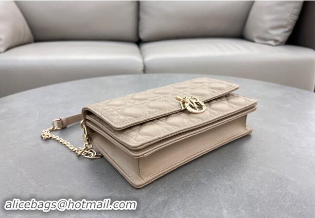 Best Price Dior My Dior Top Handle Bag in Cannage Lambskin 0997 Biscuits Beige 2024