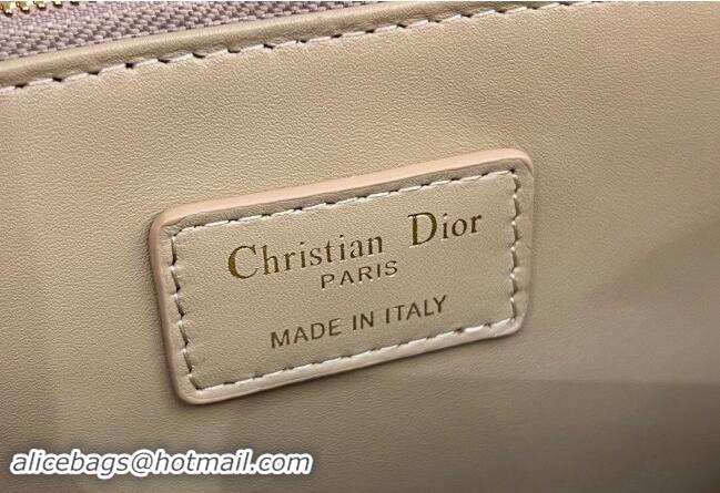 Best Price Dior My Dior Top Handle Bag in Cannage Lambskin 0997 Biscuits Beige 2024