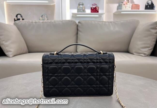 Buy New Cheap Dior My Dior Top Handle Bag in Cannage Lambskin 0997 Black 2024