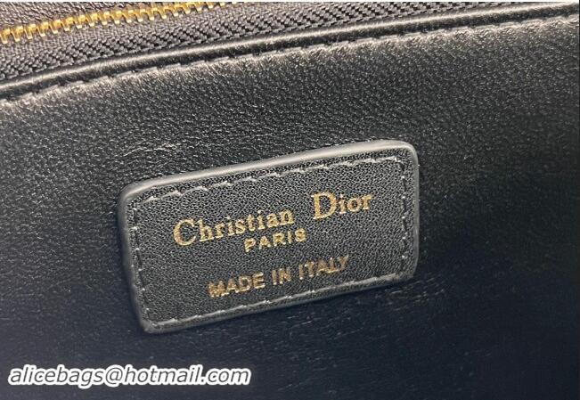 New Design Dior My Dior Top Handle Bag in Patent Cannage Calfskin 0997 Black 2024