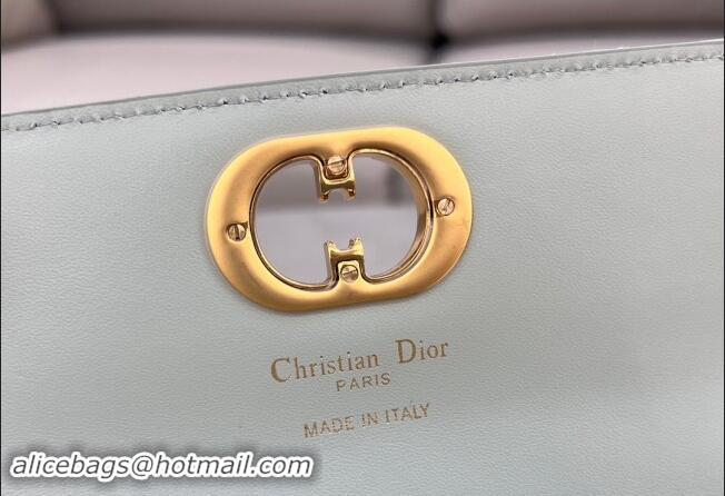 Classic Specials Dior Miss Caro Pouch with Chain in Macrocannage Lambskin 5225 Light Blue 2024