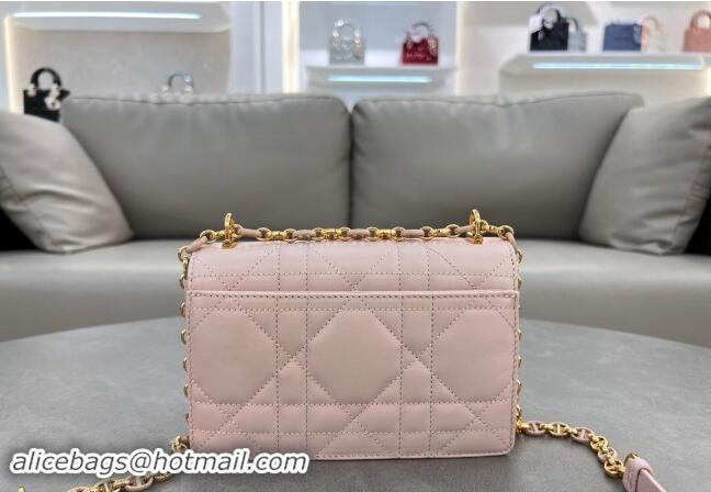 Discount Dior Miss Caro Mini bag in Macrocannage Lambskin 5169 Blush Pink 2024