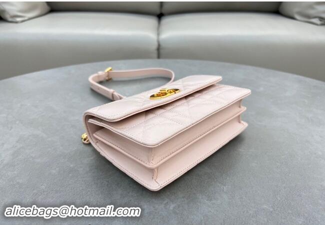 Discount Dior Miss Caro Mini bag in Macrocannage Lambskin 5169 Blush Pink 2024