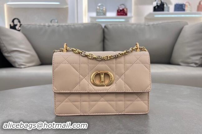 Most Popular Dior Miss Caro Mini bag in Macrocannage Lambskin 5169 Light Beige 2024