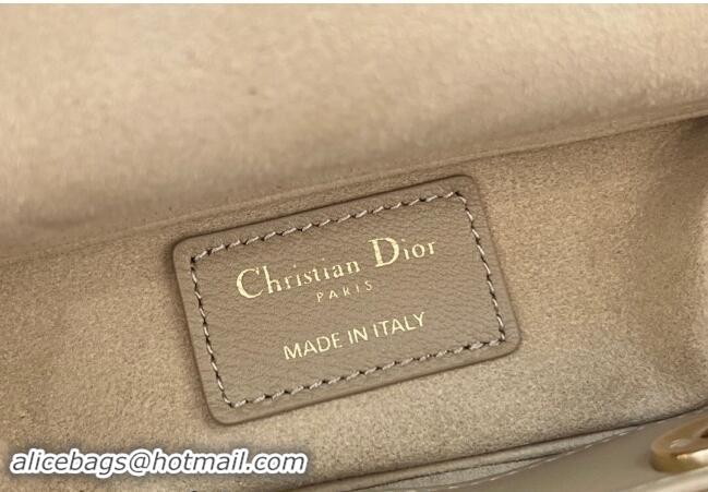 Promotional Dior Micro Lady D-Joy Bag in Cannage Lambskin S0910 Biscuits Beige 2024