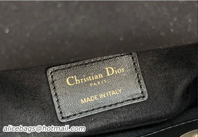 Cheapest Dior Micro Lady D-Joy Bag in Cannage Lambskin S0910 Black 2024