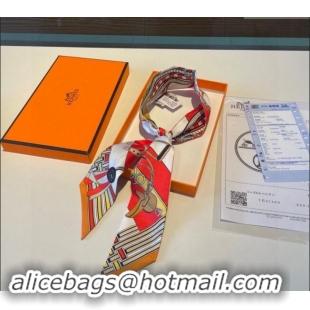Promotional Hermes Silk Bandeau Scarf 5x86cm 0304 Orange 2024